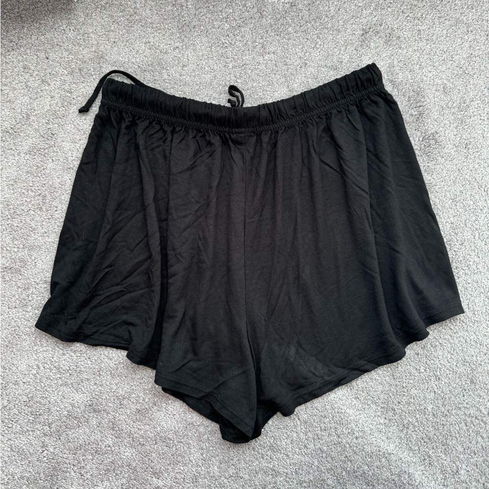 Flowy Black Shorts
